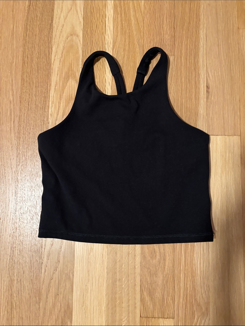 all in motion Black Girls Racerback Crop Tank Top